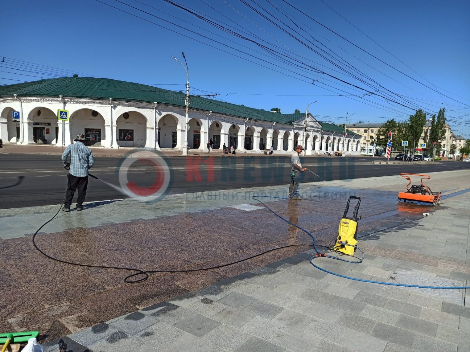 Пожарная каланча в Костроме готова позировать туристам