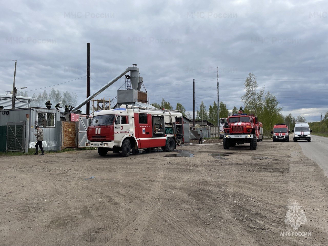 Стали известны подробности пожара на Солониковской в Костроме