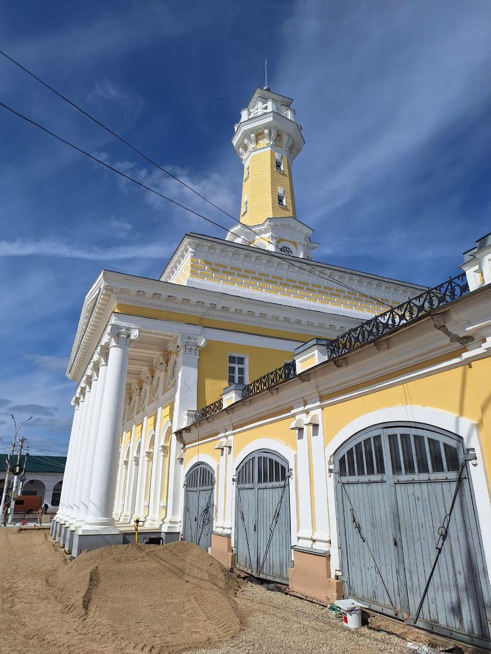 Здание пожарного депо в Костроме скоро откроют для посещений