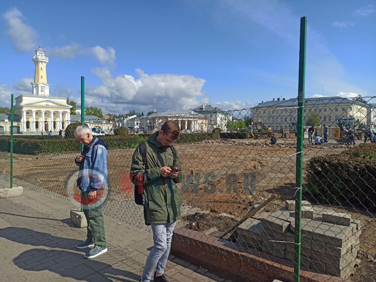 На «сковородку» в центре Костромы никого не пускают | K1NEWS Кострома