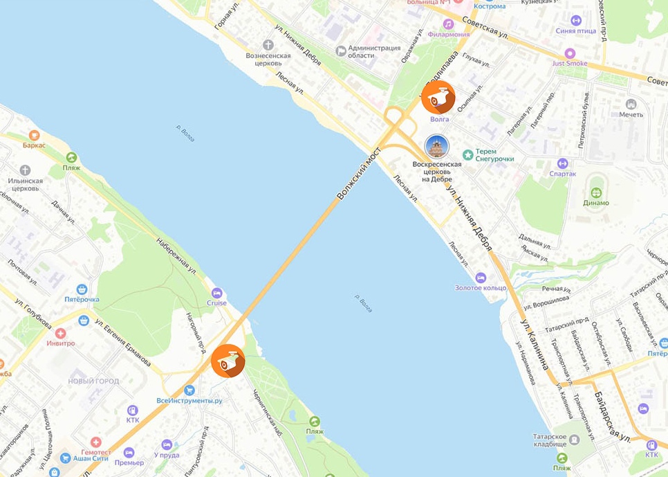 За работами на мосту через Волгу теперь можно следить с телефона