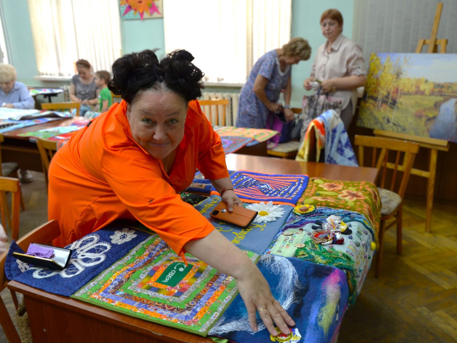 Юбилейное лоскутное одеяло для Костромской области почти готово