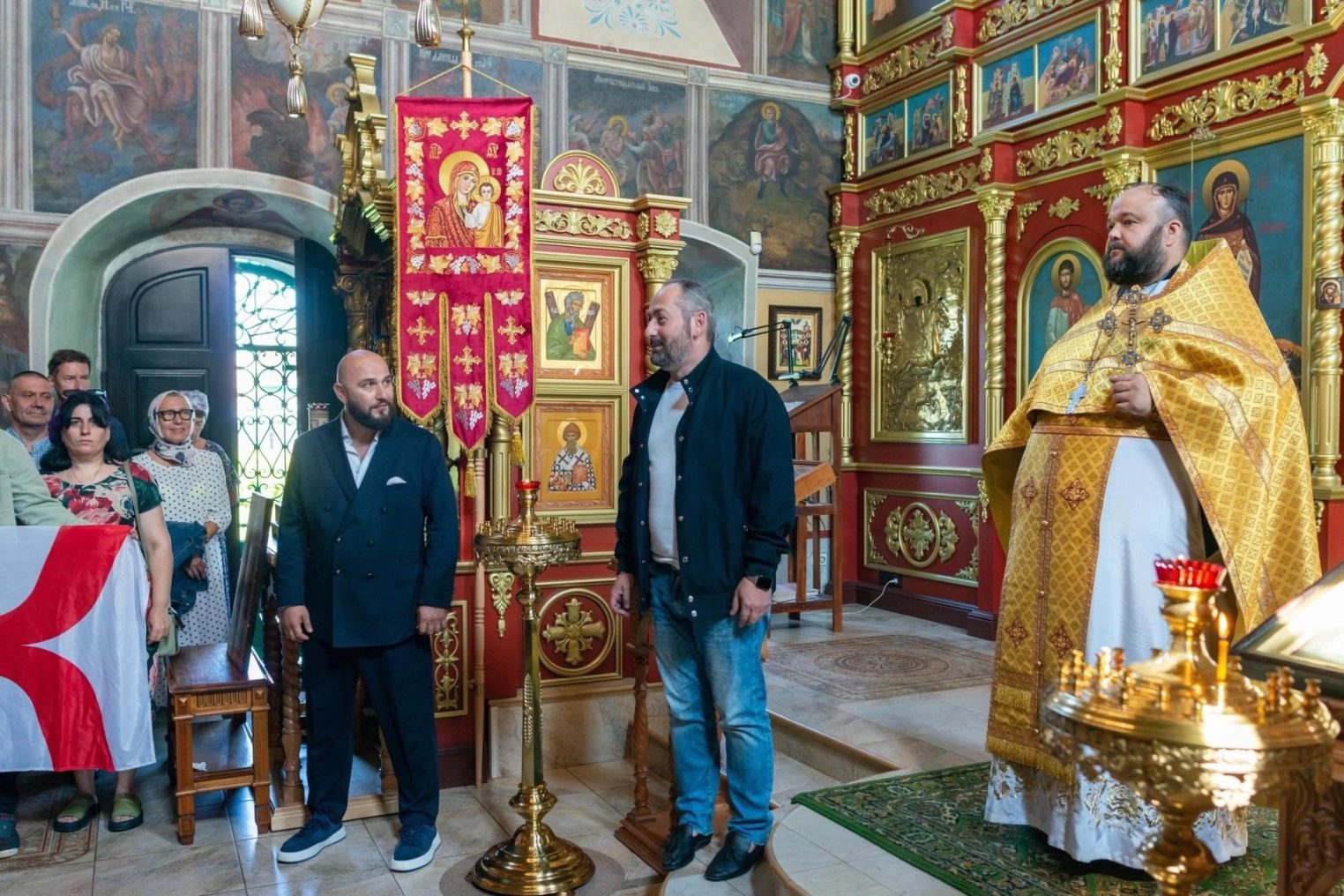 В храм под Костромой привезли грузинскую икону