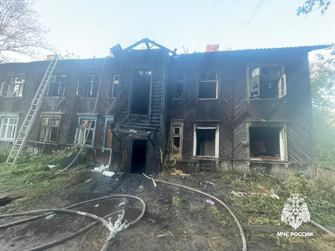 В Костроме горела еще одна "заброшка"
