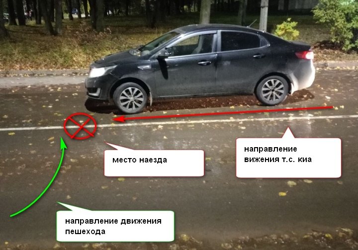 Пешеход угодил под колеса иномарки в Костроме