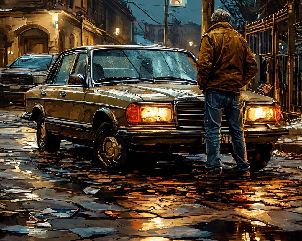 Пьяный костромич приделал ноги автомобилю друга