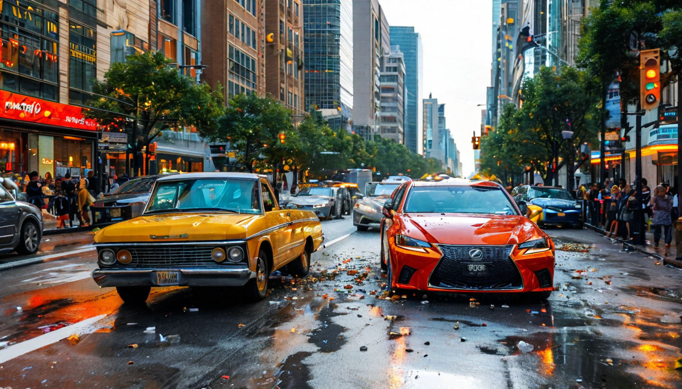 Костромич зря разыграл аварию в Москве