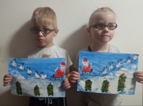 Волков Даниил и Волкова Анастасия, 6 лет