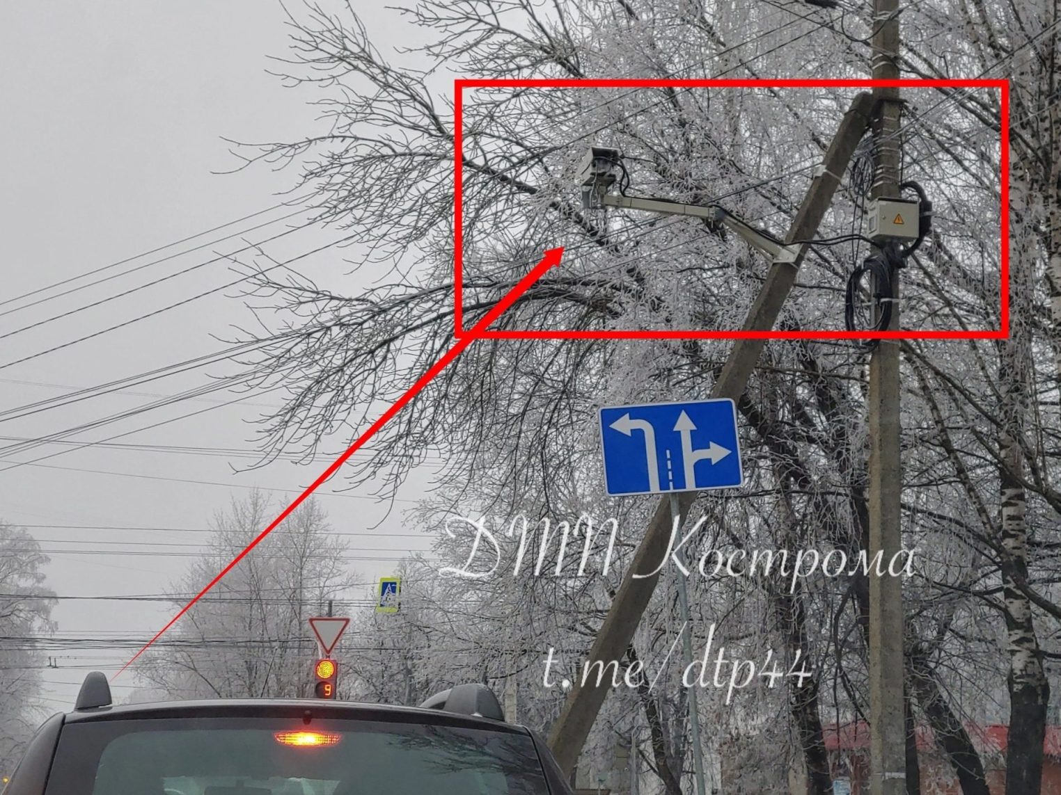 Еще одна камера следит за нарушителями на дорогах Костромы