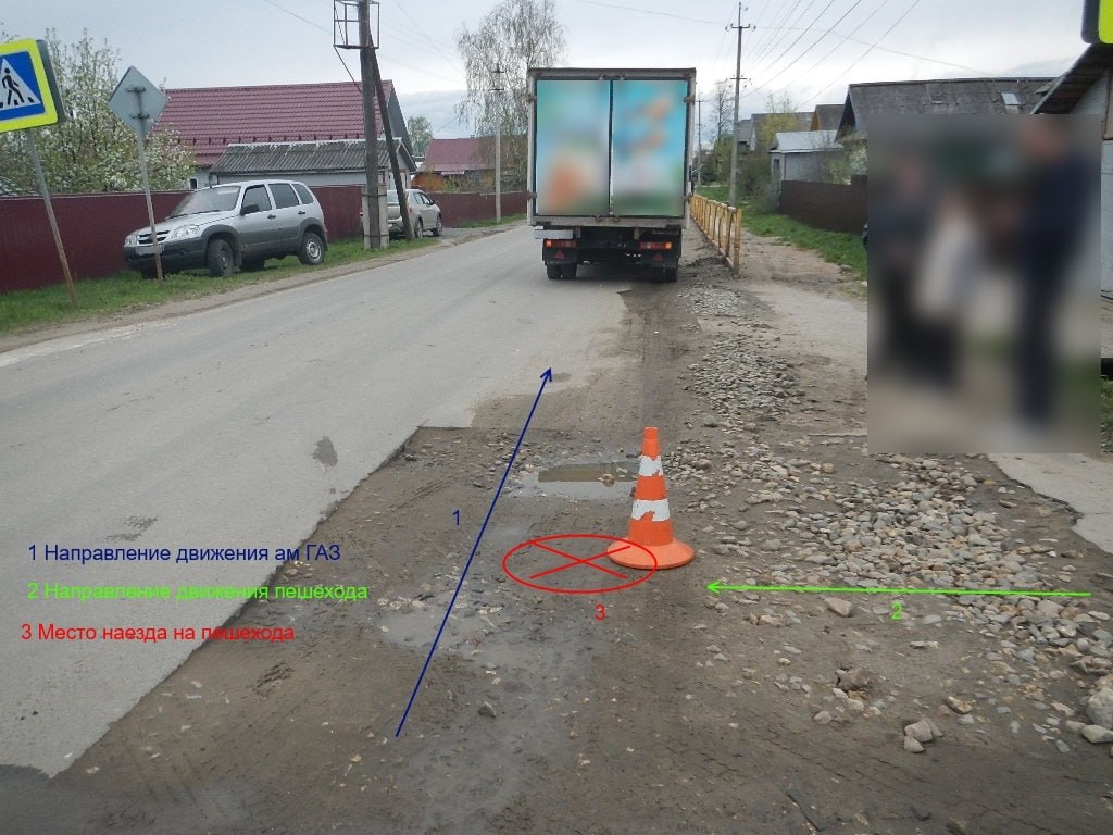 Газель сбила 8-летнюю девочку в костромском райцентре