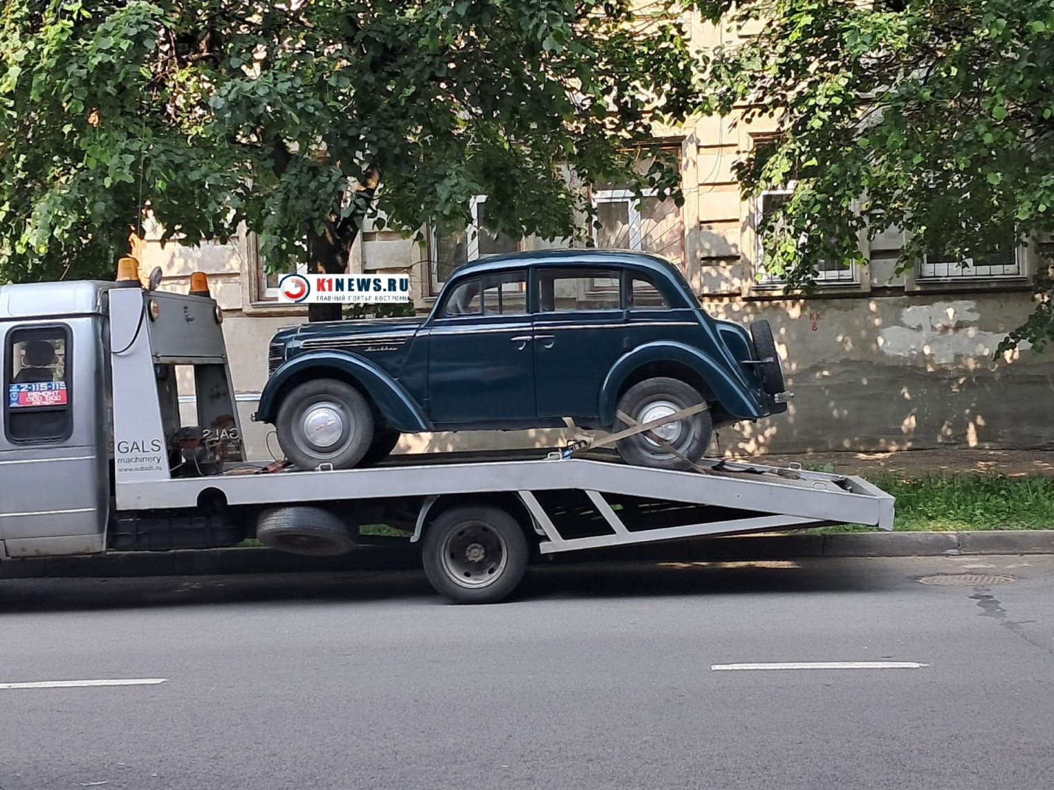 На Сусанинской площади Костромы снимают историческое кино. Видео