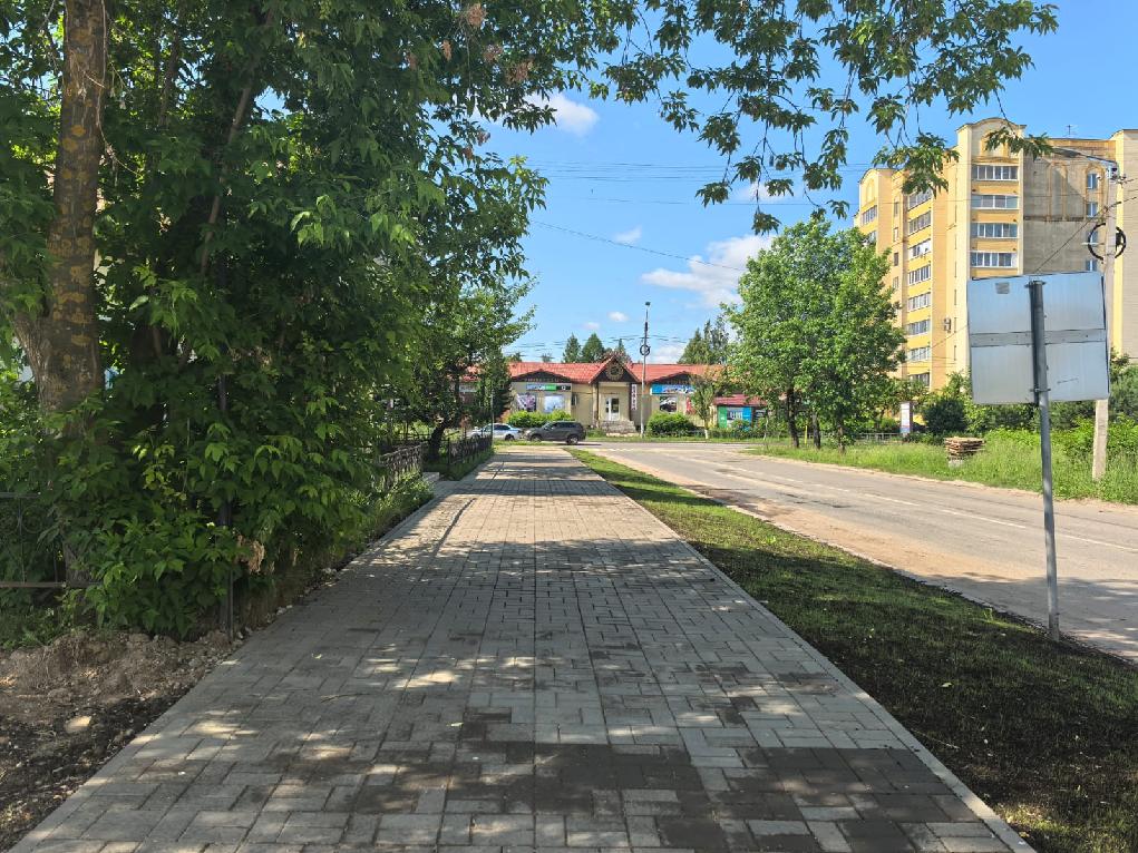 Жители костромского райцентра добились ремонта тротуаров