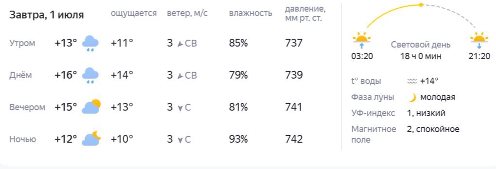 Каким будет начало июля для костромичей