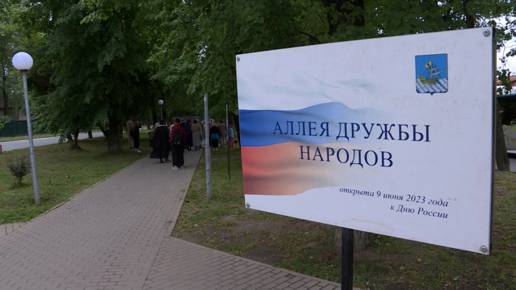 Костромичи создали «Клумбу дружбы» ко Дню России