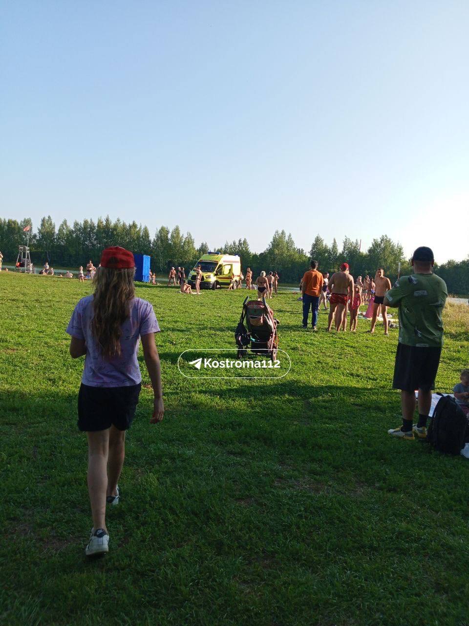 Женщина чуть не утонула в Костроме