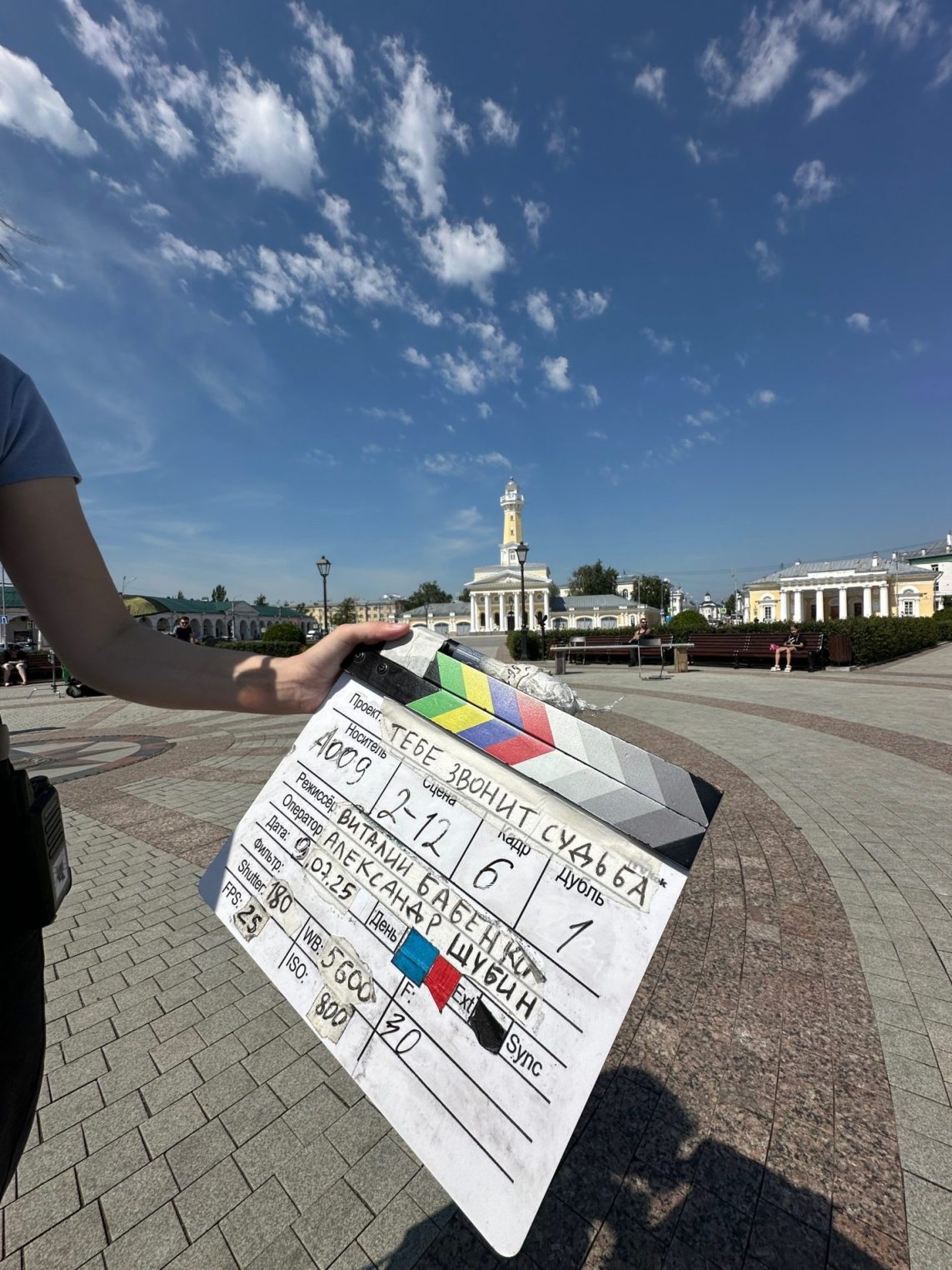 Киношники на память о съемках оставили костромичам море фотографий