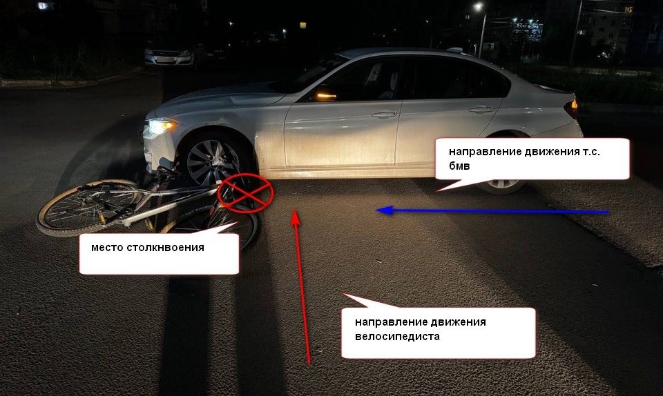 Подросток на велосипеде влетел под колеса иномарки в Костроме