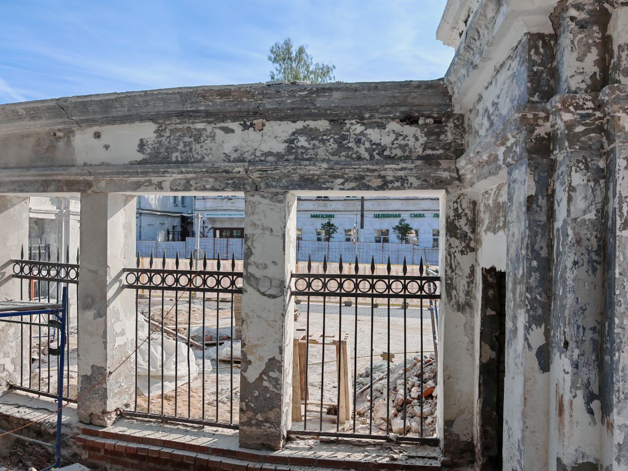 Узнали, когда костромичи увидят обновленный вход в Центральный парк