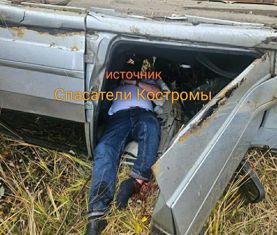Костромич на огромной скорости улетел в кювет и выжил