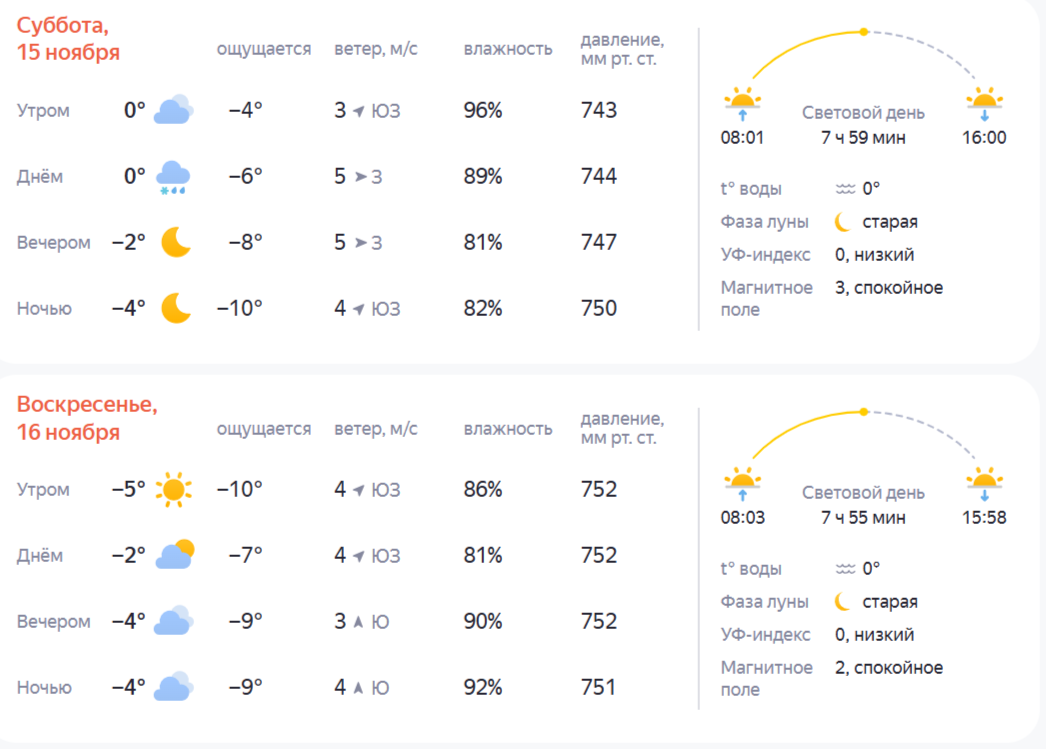 Прогноз погоды в Костроме: на выходных горожан ждет снегопад