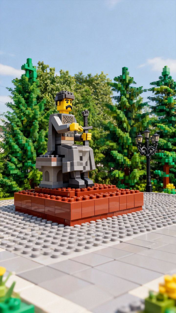 Нейросеть превратила Кострому в конструктор LEGO