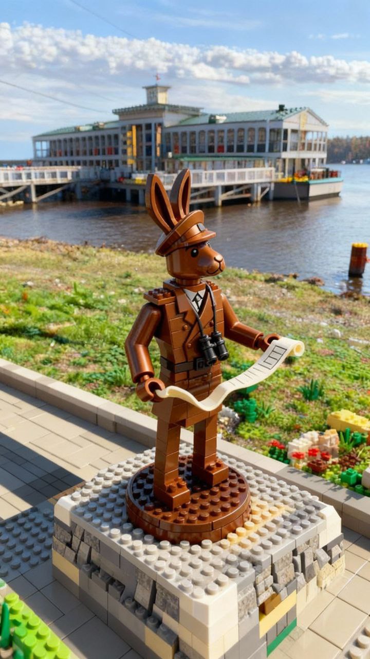 Нейросеть превратила Кострому в конструктор LEGO