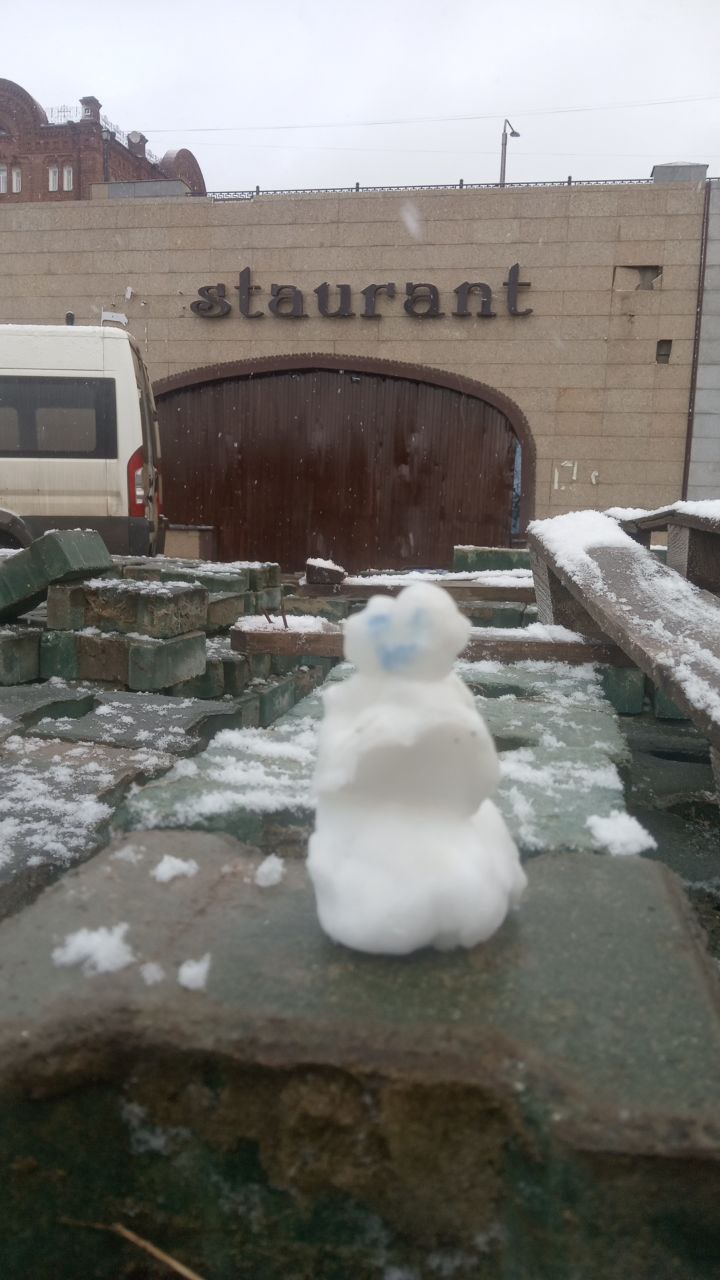 В Костромскую область пришла зима - и привела снеговичков