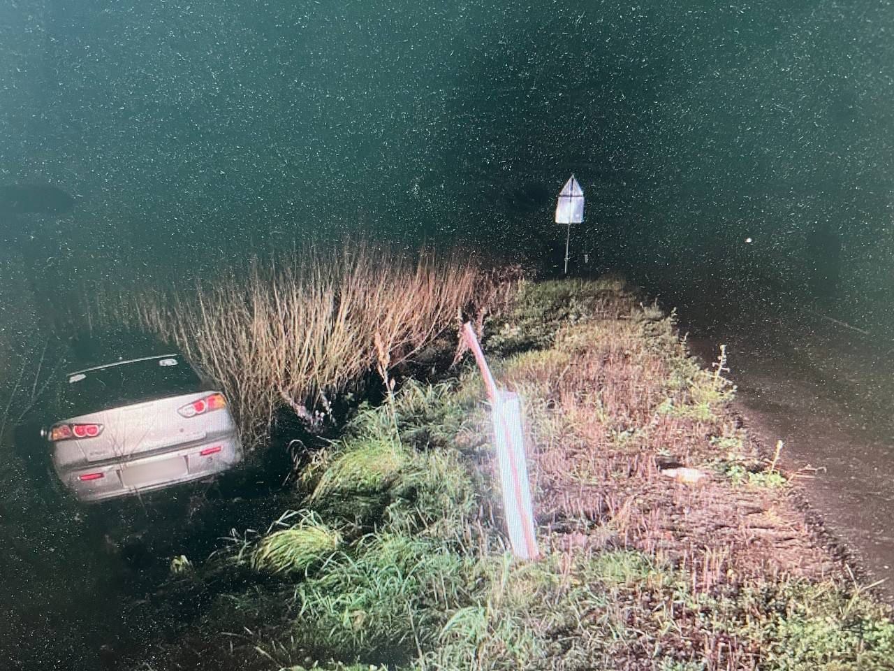 Костромичка под мухой вылетела с трассы