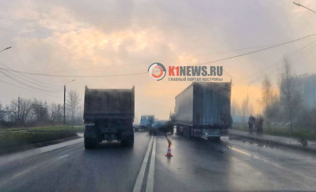 Жуткое массовое ДТП произошло на окраине Костромы