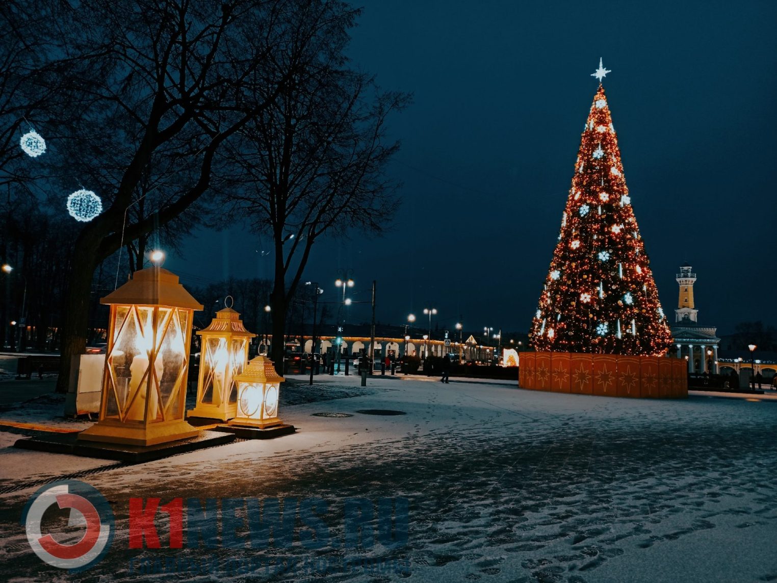 Новогодняя елка украсит еще один сквер в Костроме