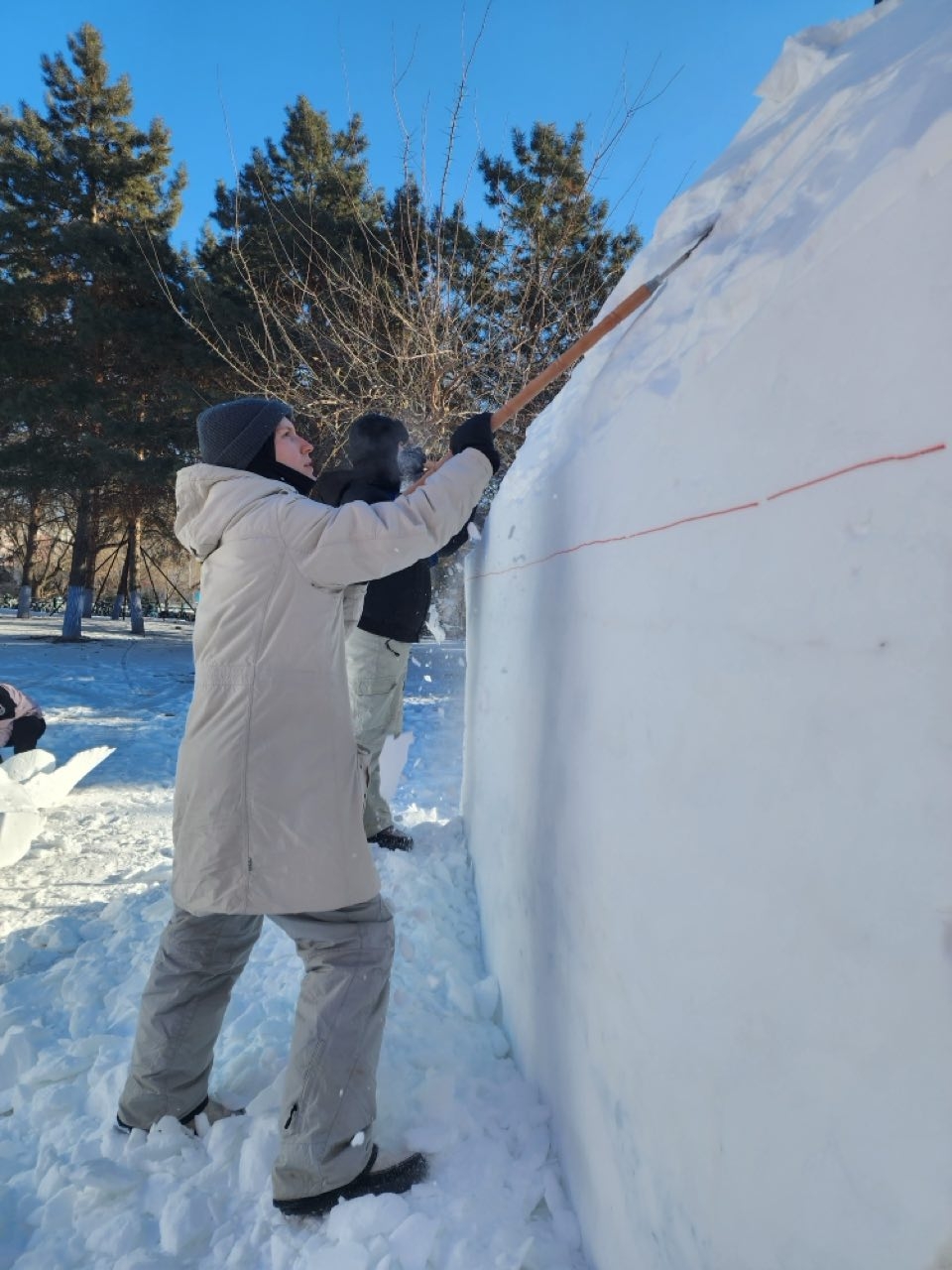 Костромские студенты потрясли жюри фестиваля снежных фигур в Китае