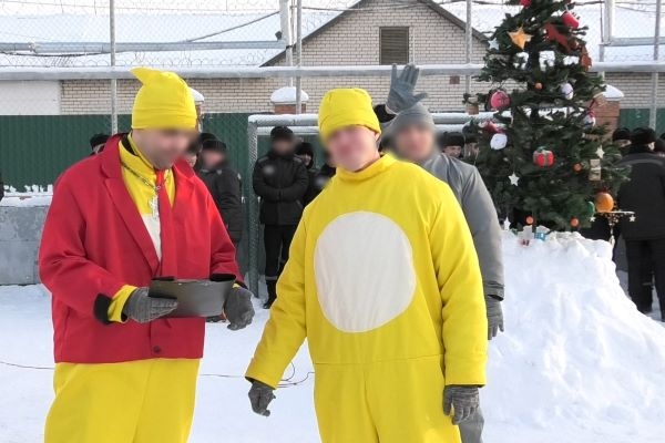 В костромской колонии сошлись в поединке два Деда Мороза