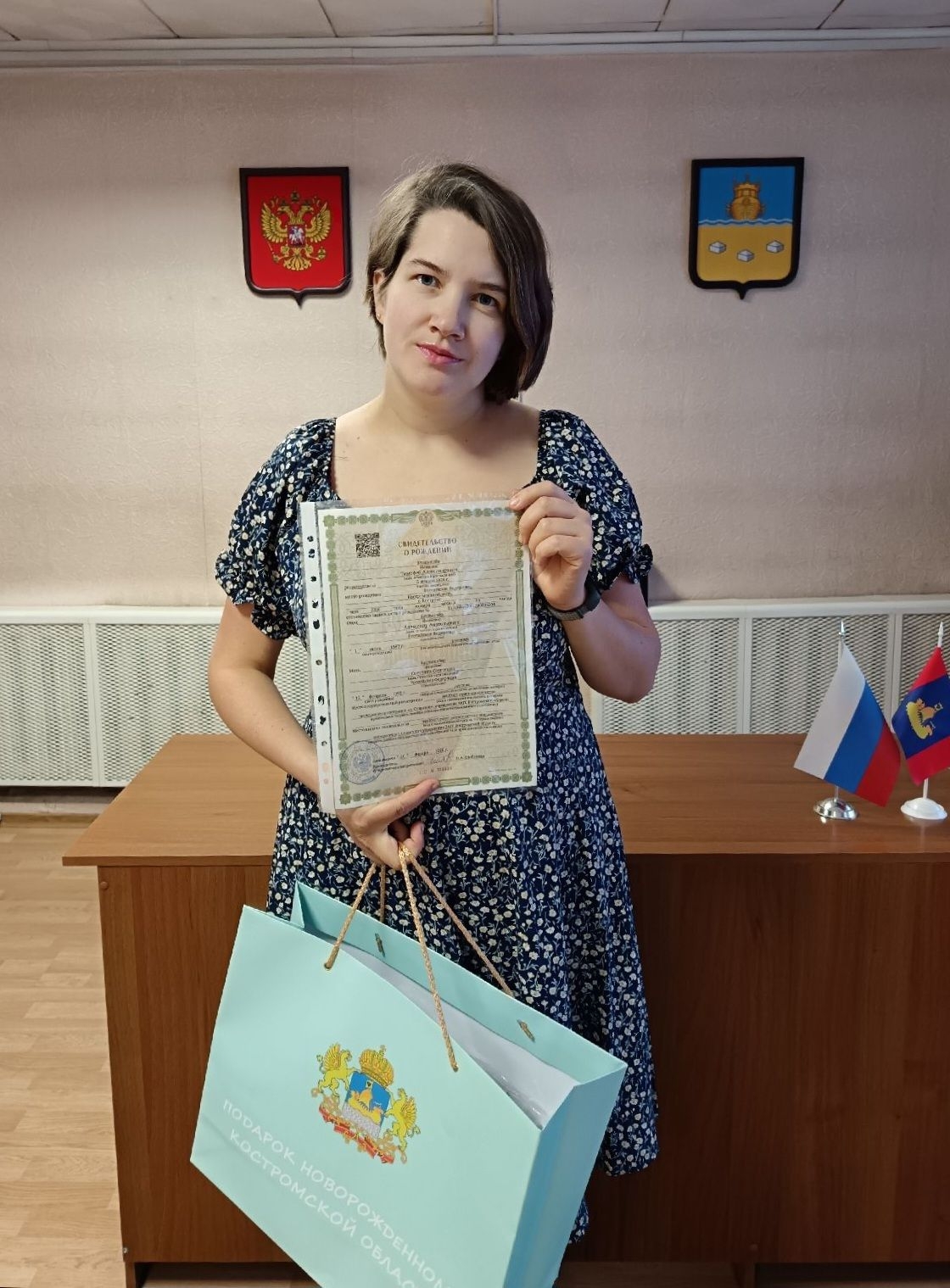 Первая с начала года семья с пятым ребенком появилась в Солигаличе