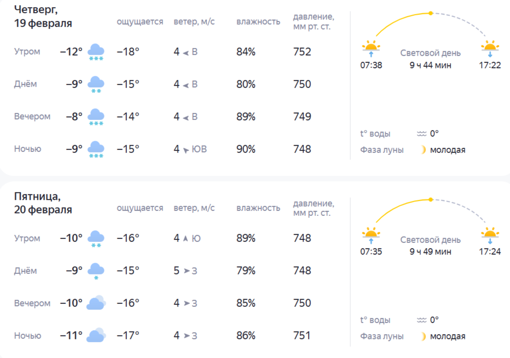 Прогноз погоды: морозы и снег продолжат испытывать костромичей на прочность