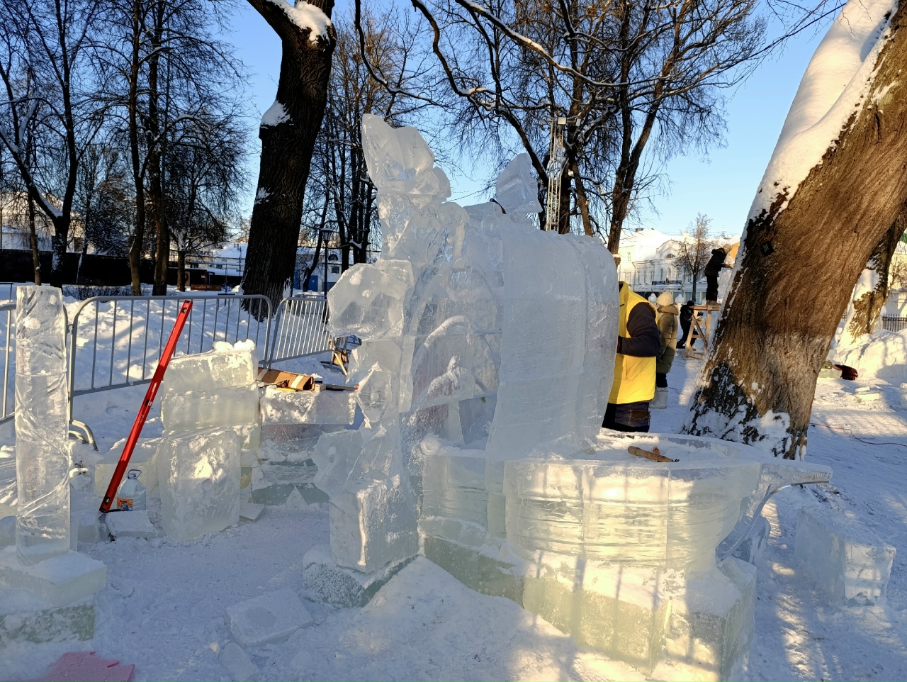 В Костроме оживает зимняя сказка