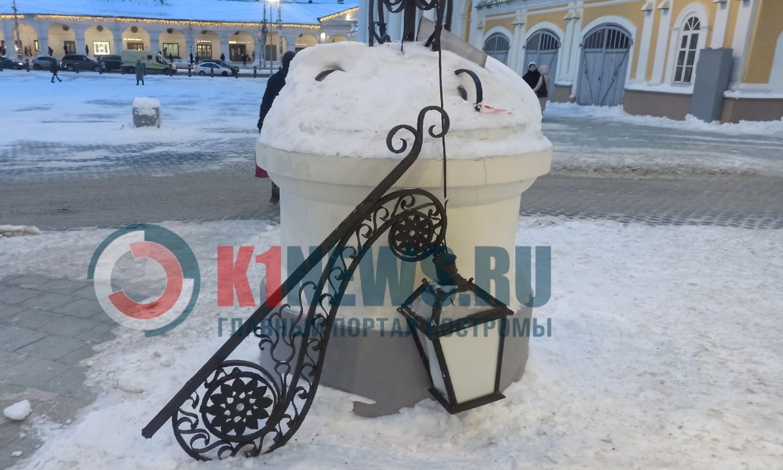 Селфи больше нет: пал известный во всем мире костромской фонарь