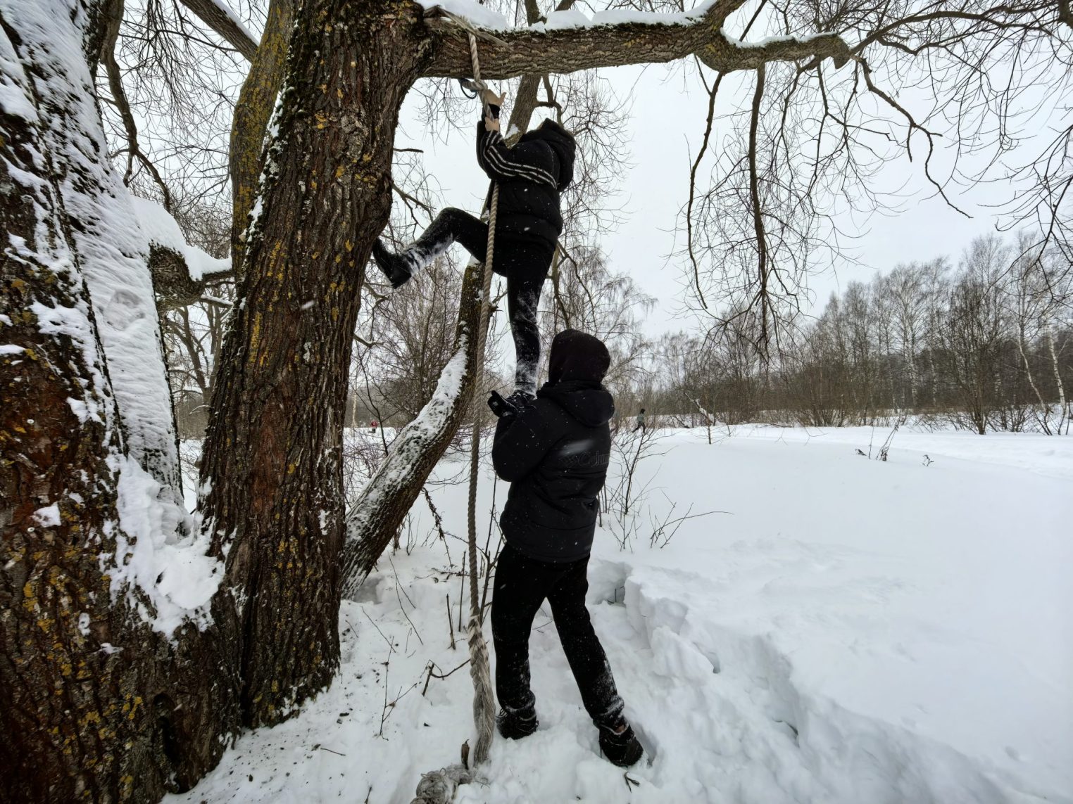 И снег, и ветер: в Костроме прошла экстремальная гонка «ZOVЗимы»