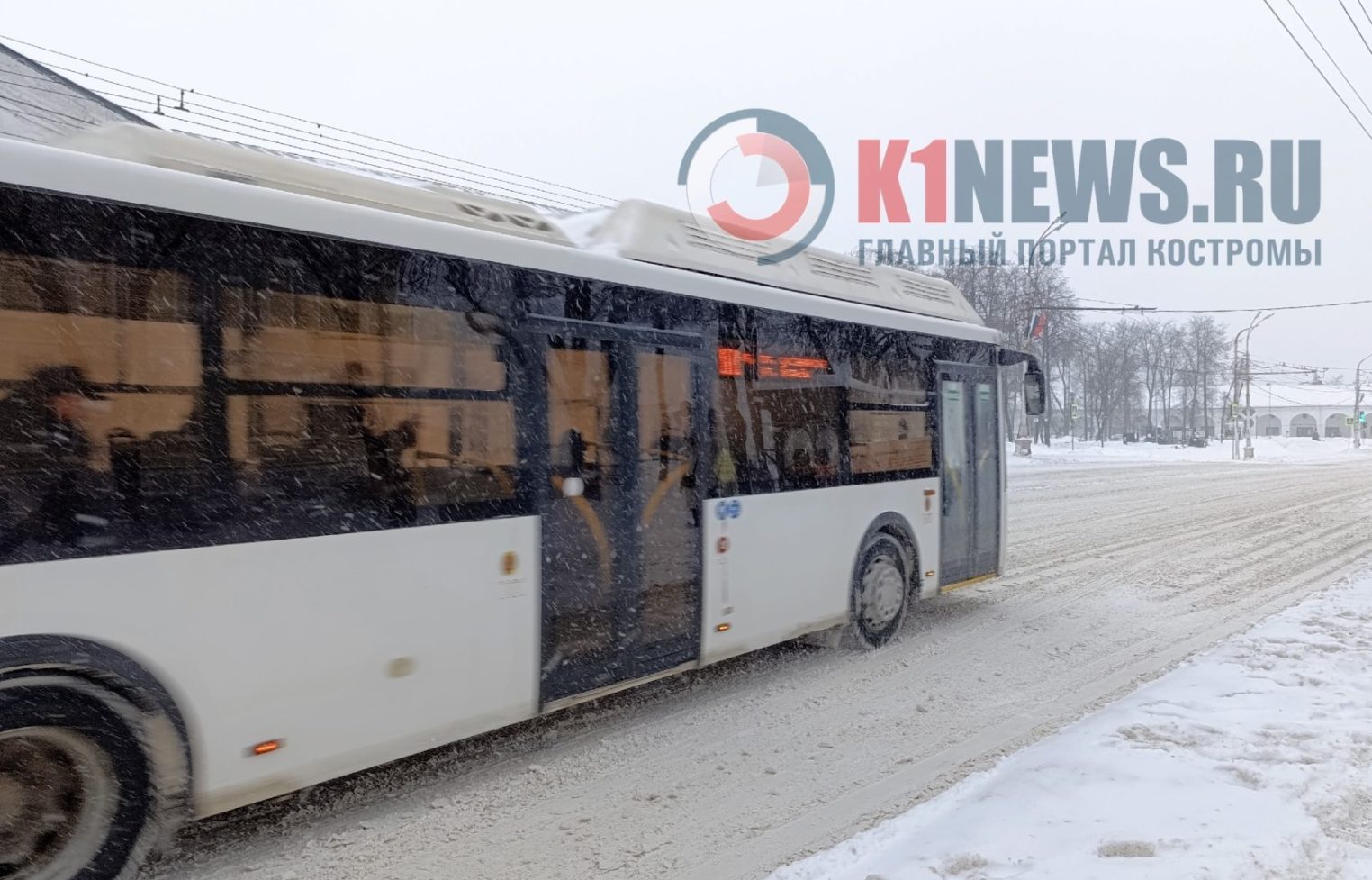 Кострома встала в одну большую пробку