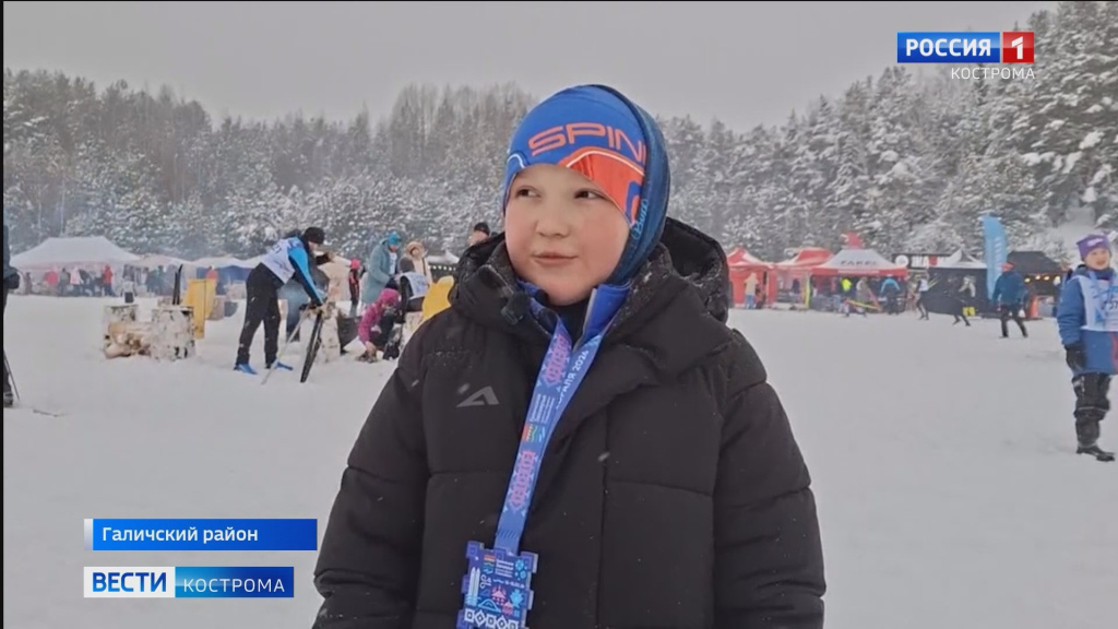 Под Костромой на лыжи встала вся страна