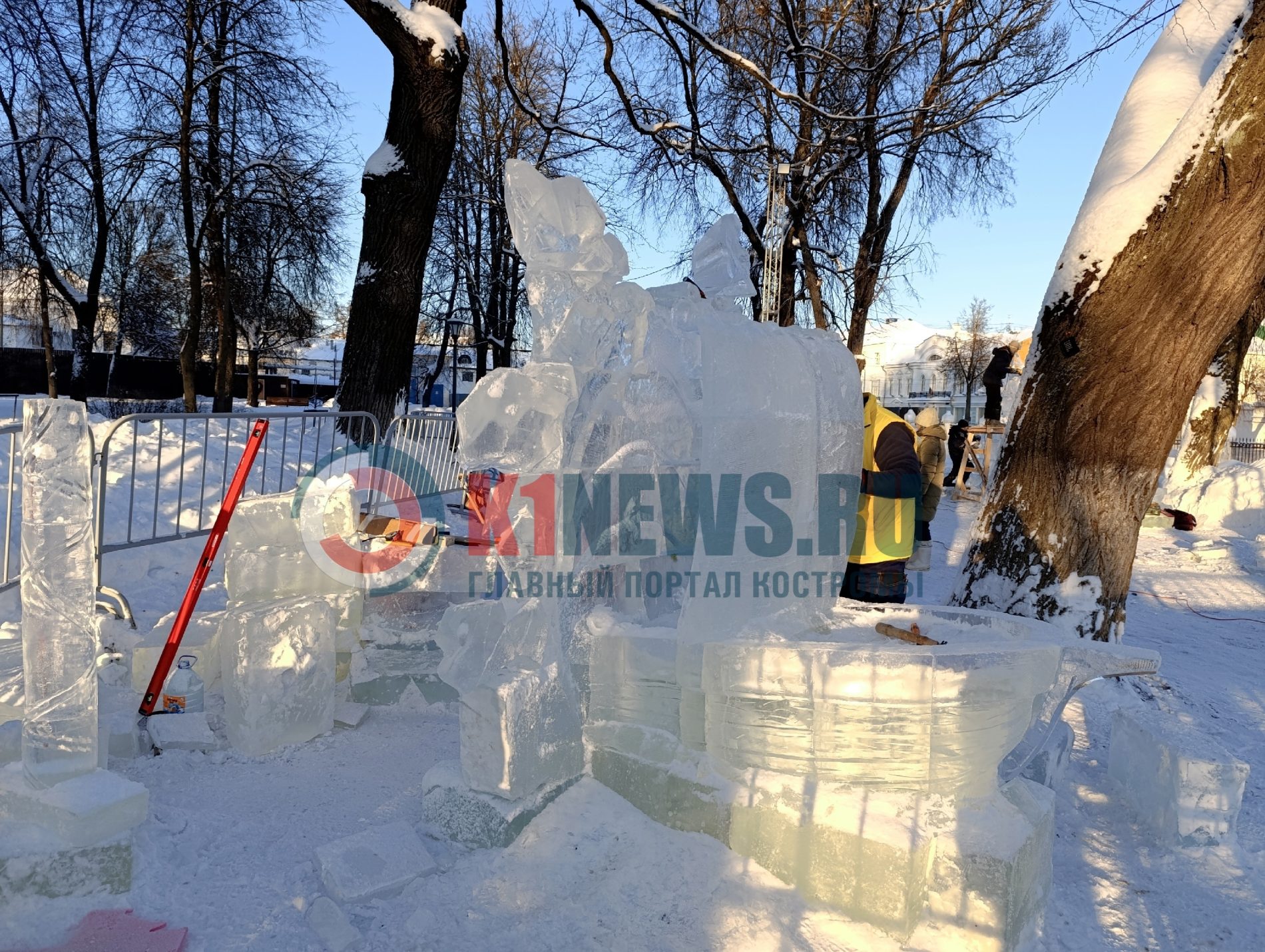 В Костроме оживает зимняя сказка