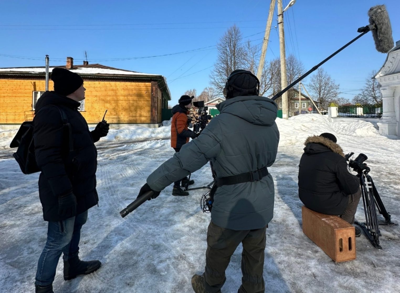 Старинный город под Костромой стал съемочной площадкой для исторического фильма