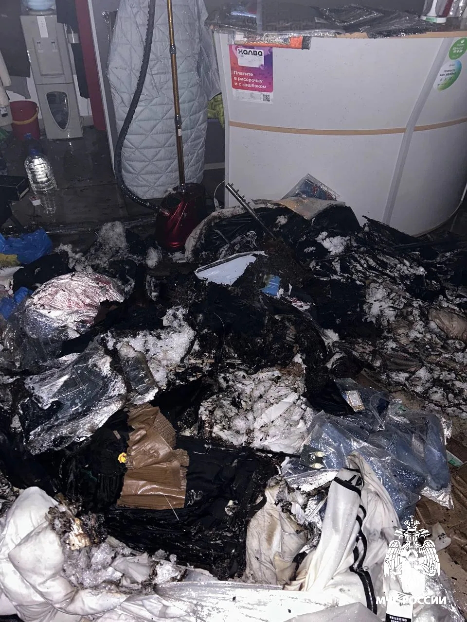 Пожар костромском торговом центре потушили сами сотрудники