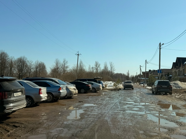 В костромском парке дети вместо развлечений вытаскивают автомобили из грязи