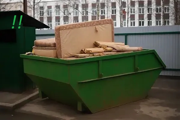 Стало известно, на сколько оштрафуют костромичей за брошенный мимо контейнера диван