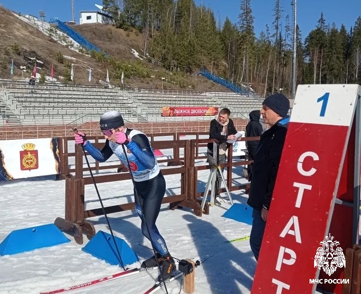 Пожарный из Нерехты Сергей Артамонов стал лучшим на всероссийской лыжне