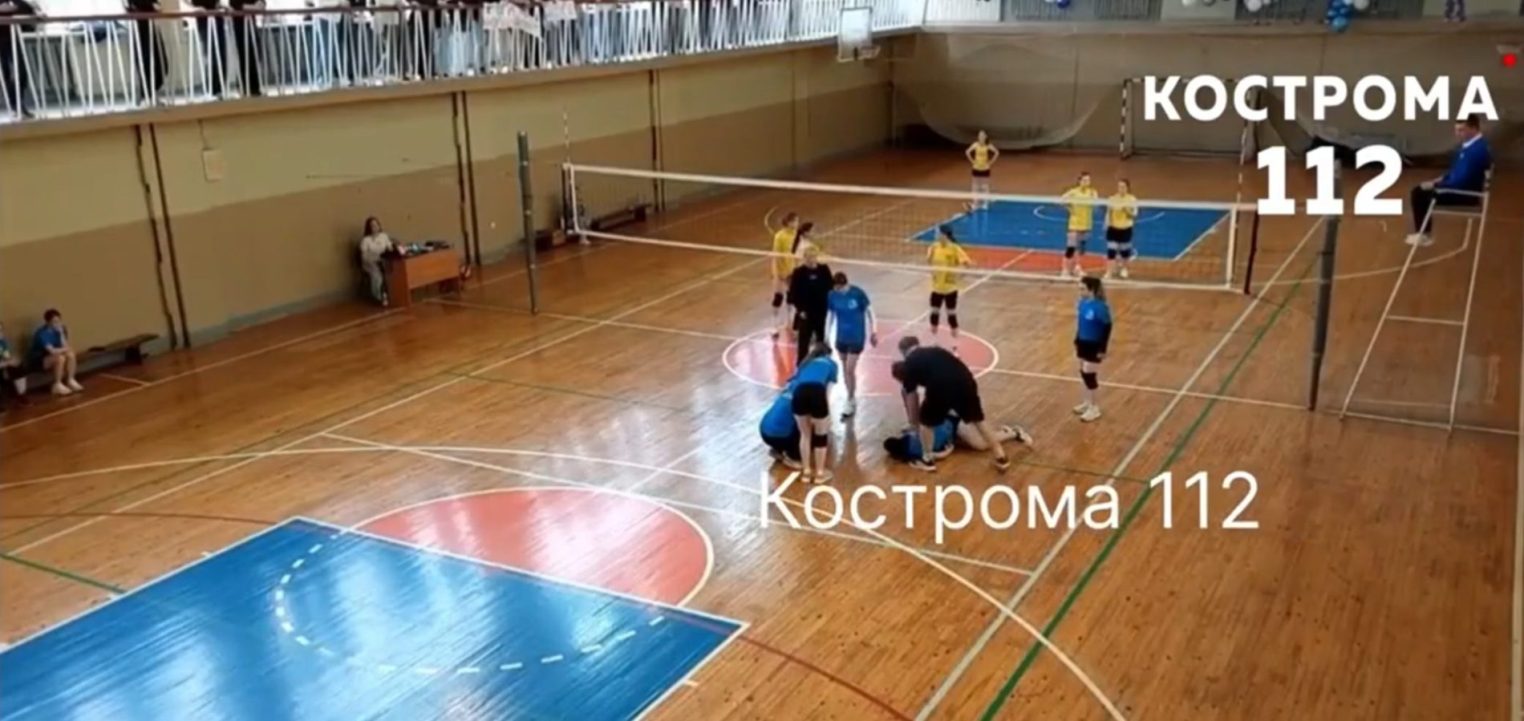Появилась видеозапись смертельного приступа у студентки КГУ во время матча