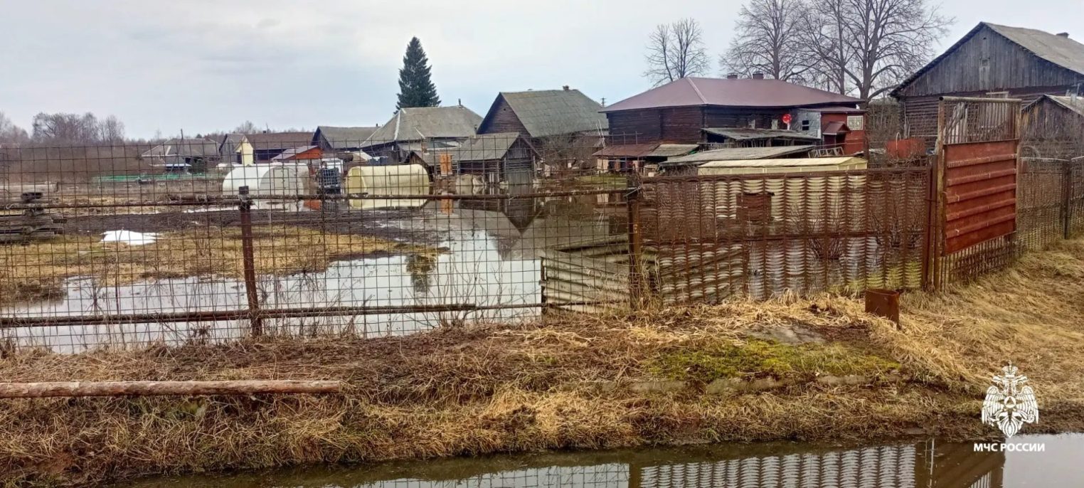 Под Костромой затопило несколько дачных участков