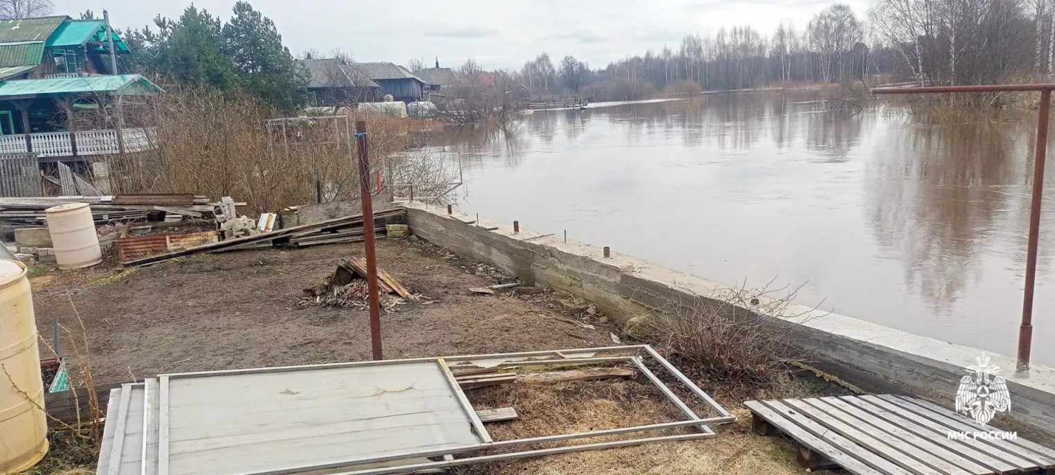 Под Костромой затопило несколько дачных участков