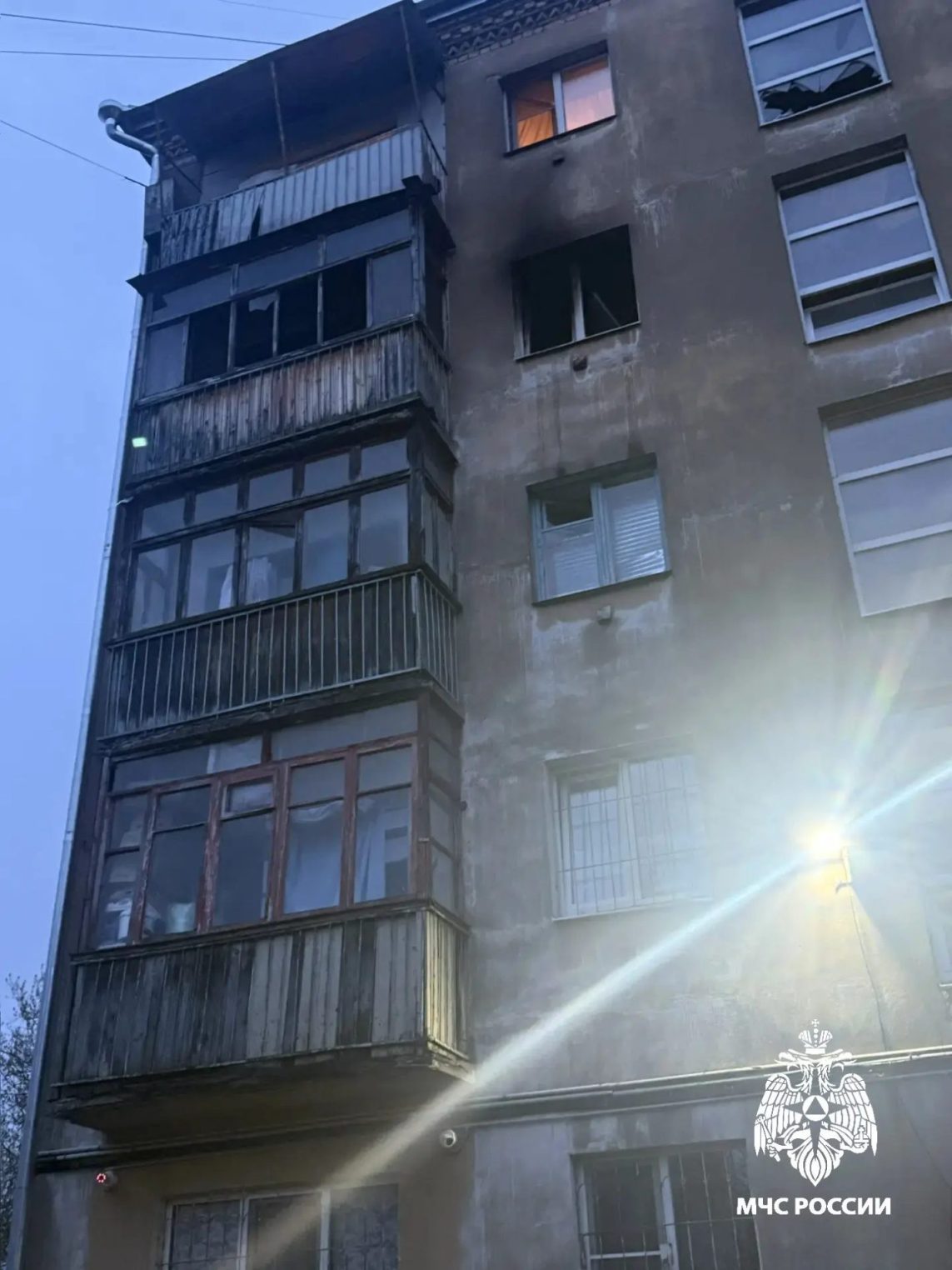 Мужчина пострадал при пожаре в Костроме