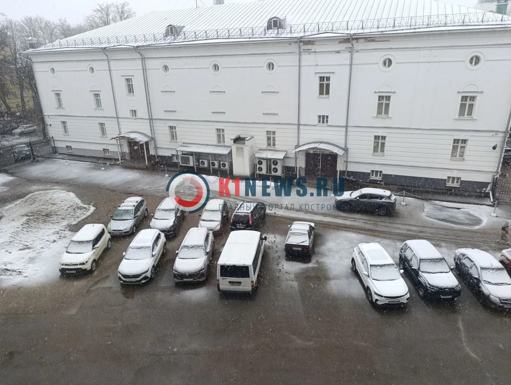 Зима вернулась: в апреле Костромскую область снова завалило снегом